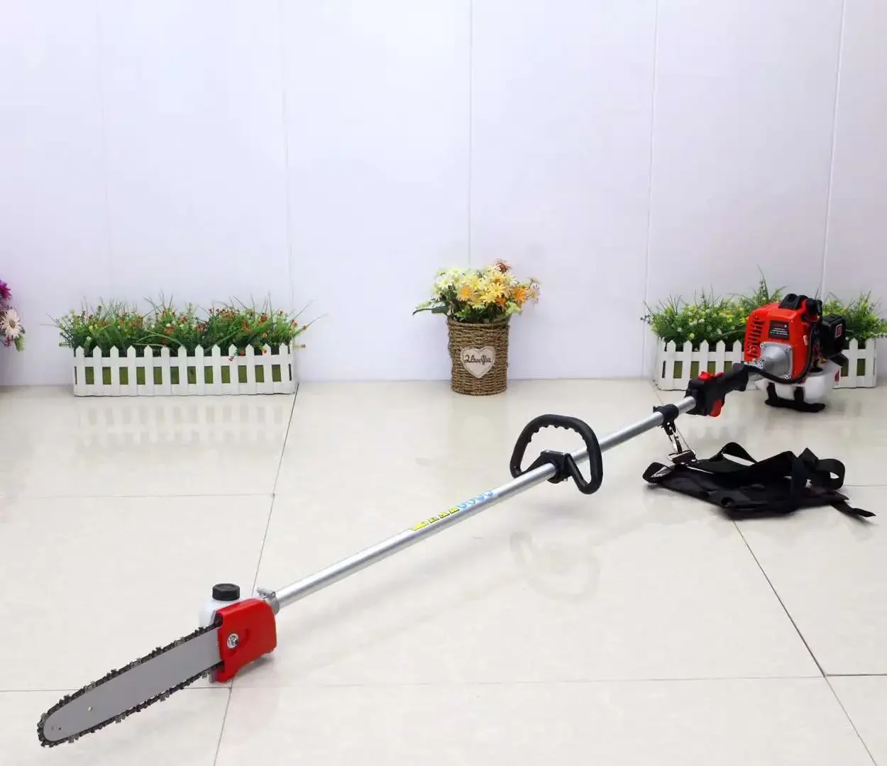 1.5M 1E34F Power High Branch Saw 25.4CC Lawn Mower High Altitude Branch Pruner Gasoline Telescopic Garden Tool 5