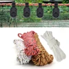 Strong Nylon Fiber Braided Rope Outdoor Clothesline for Shading Net Tarpaulin Rainproof Cloth Fixed Cord Multi-Role Lashing Rope 1