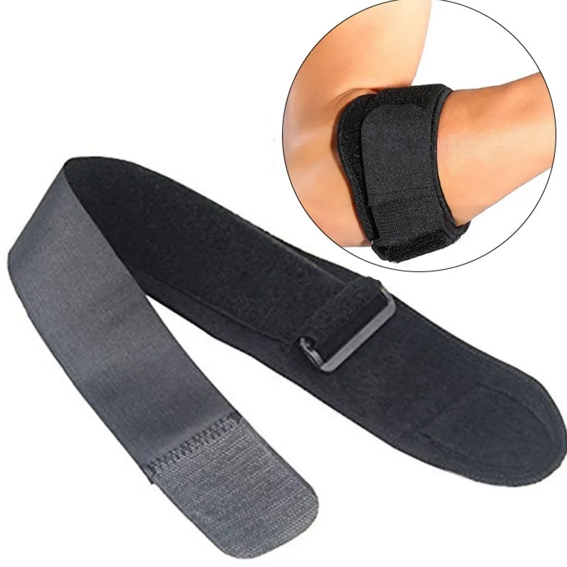Adjustable Elbow Support Belt Tennis Golf Elbow Support Strap Lateral Pain Syndrome Epicondylitis Brace Sports Safety 1pc elbow brace,elbow strap