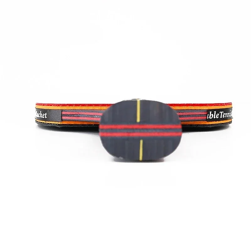 Table Tennis Racket 2PCS Professional 6 Star Ping Pong Racket Set Pimples-in Rubber Blade with Bag