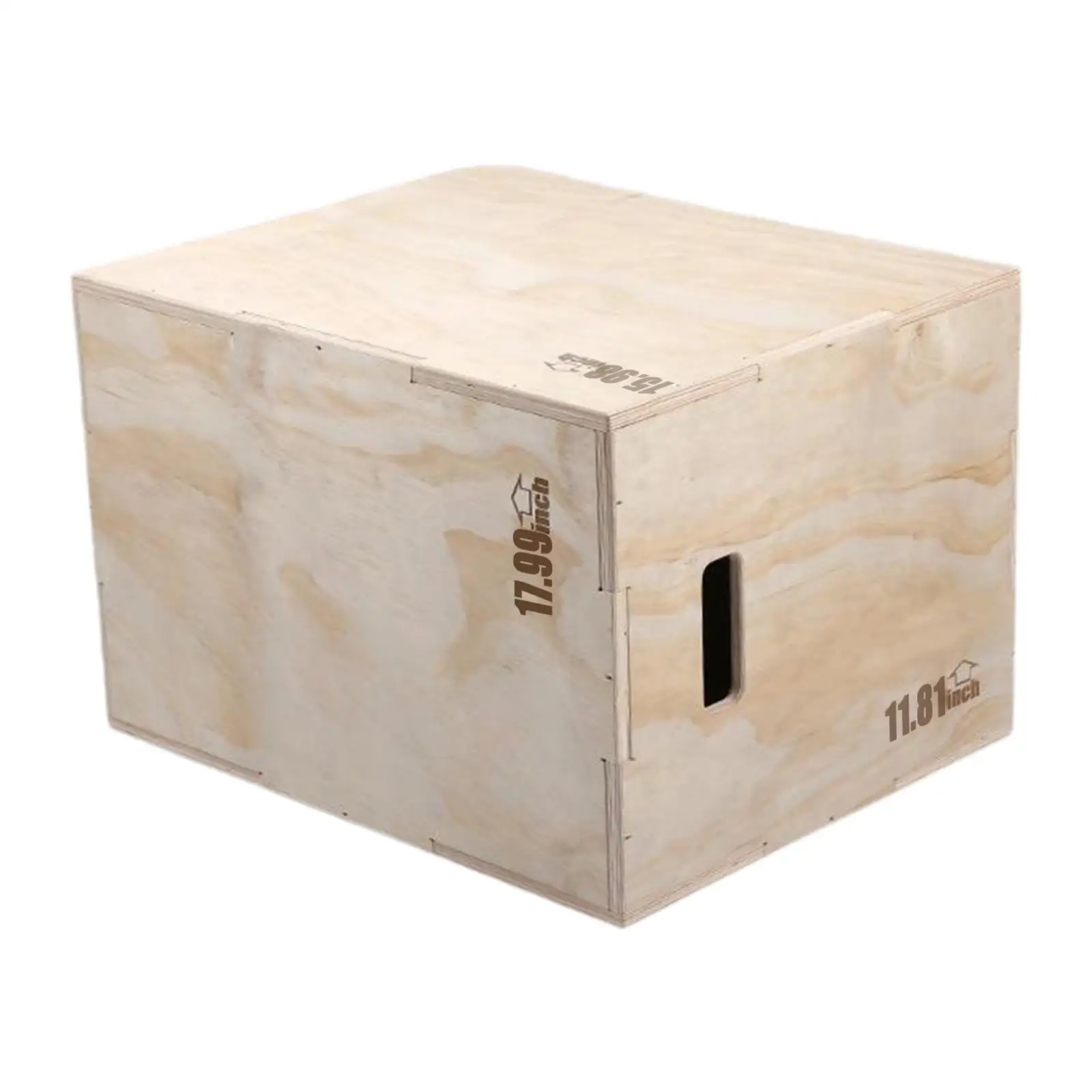 Wooden Plyo Box Multipurpose Step up Box Jumping Agility Box for Jumping Conditioning Strength Training Workout Lunges Home Gym