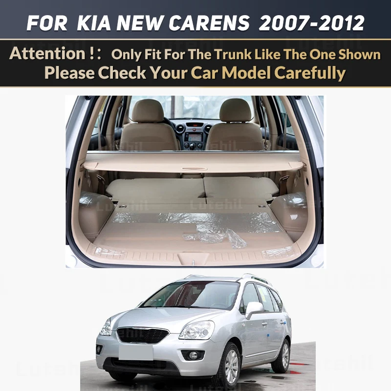 Car Floor Mats Car Trunk Mat foot Pads carpet Accessories For KIA new carens (5-seat) 2007 2008 2009 2010 2011 2012 Lutehil