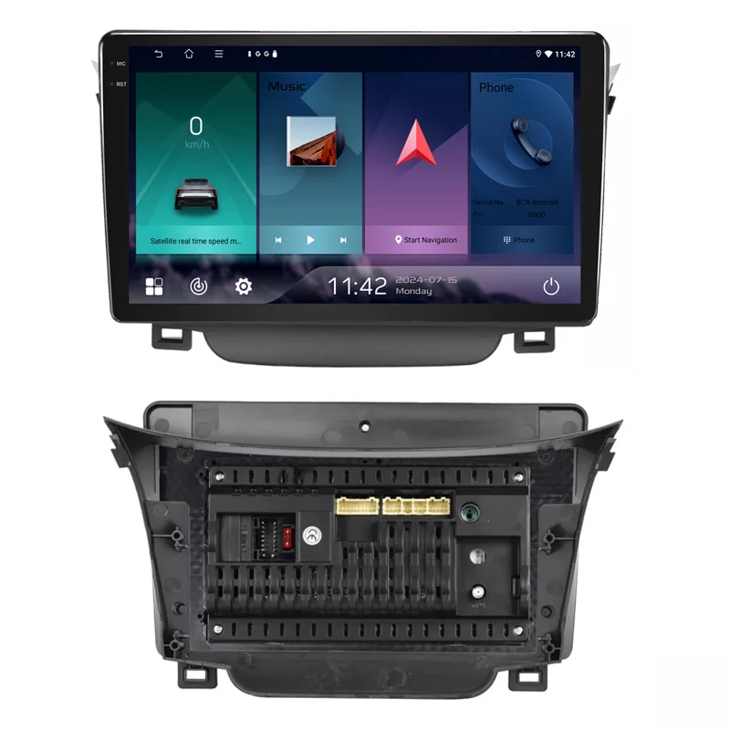 Roinvou 10.1" Android Car Stereo For Jeep Compass/Patriot 2007-2010 - Wireless CarPlay, Android Auto, GPS