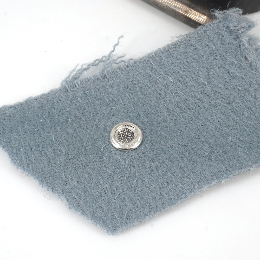 Silver Mesh Eyelet Round Grommet Brass Material (8mm * 4mm * 5mm-Outer diameter Inner diameter Height)