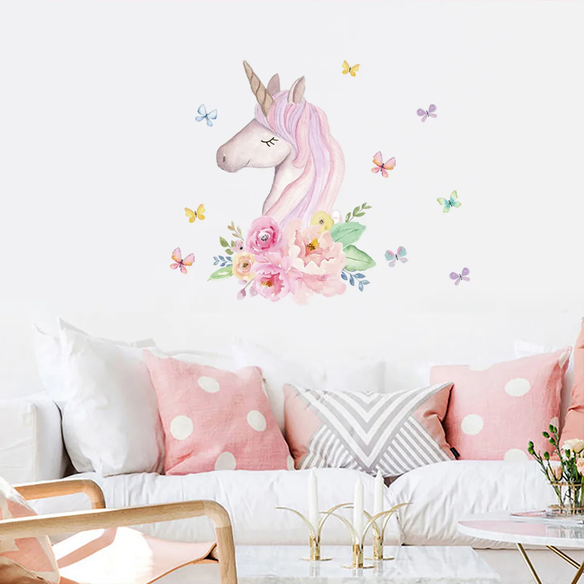 

Unicorn Wall Stickers for Children's Room Kindergarten Diy Decorative Wall Stickers Can Be Removed