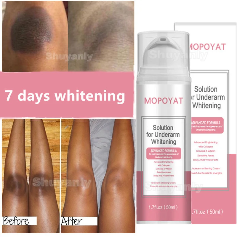 7 Days Armpit Whitening Cream Skin Lightening Bleaching Cream For