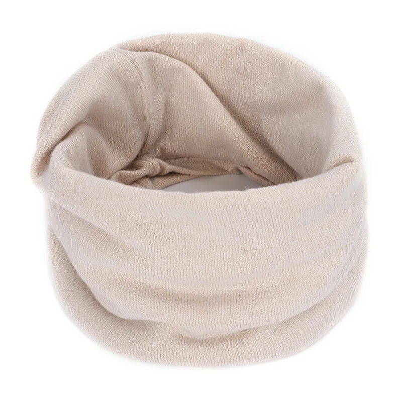 New Cashmere Winter Scarf for Boys Girls Women Men Knitted Scarves Unisex Elastic Mufflers Children Autumn Crochet Baby Scarf