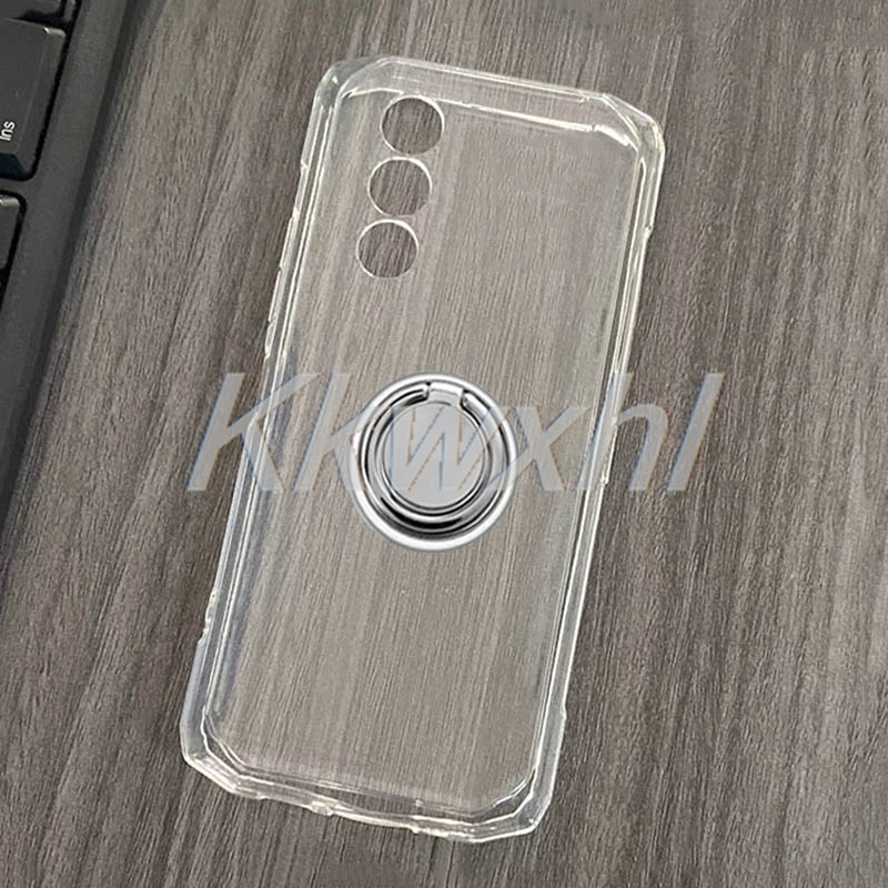 Shockproof Soft Back Ring Holder Phone Case Cover