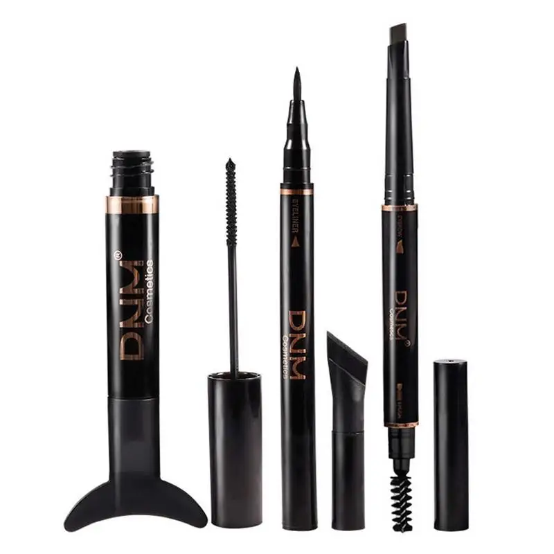 

Eye Makeup Set Waterproof Mascara Black All Day Exquisitely Full Professional Eye-Makeup Lengthening Thickening Long Lasting