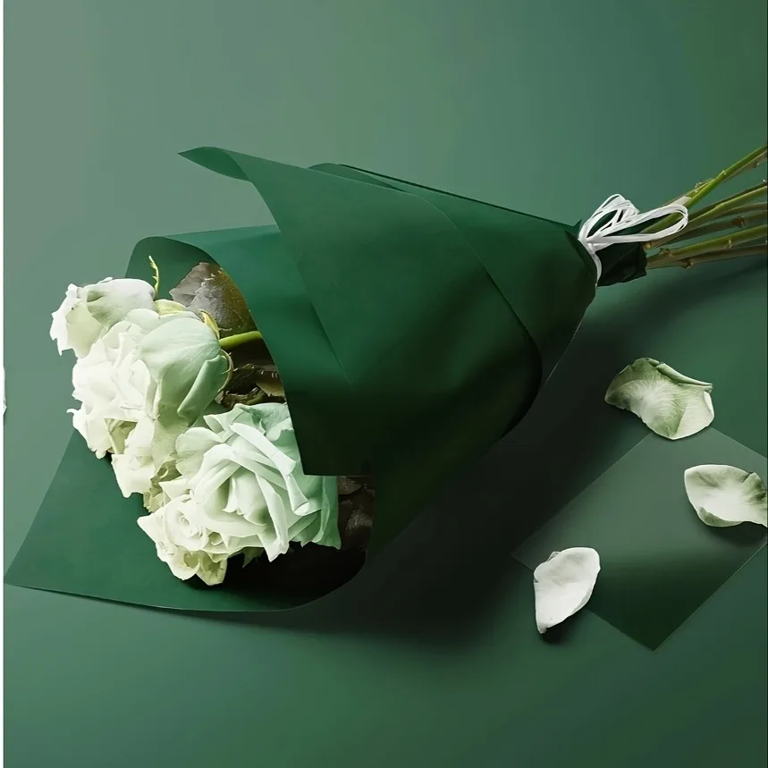 1 Roll of Giant Green Craft Paper - Art Kraft Craft Paper for Birthday, Bouquet, Floral Crafts, Packaging, Poster - 2