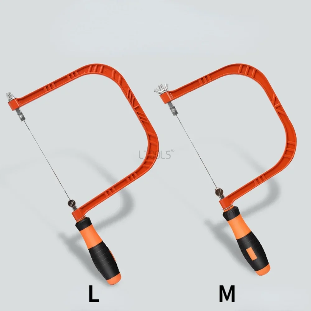 Adjustable Woodworking Saw Wire Saw Coping Saw for Wood Bow DIY Tools Woodwork Craft Tool Wire Frame Saw Blade Cutting Hand Tool 5