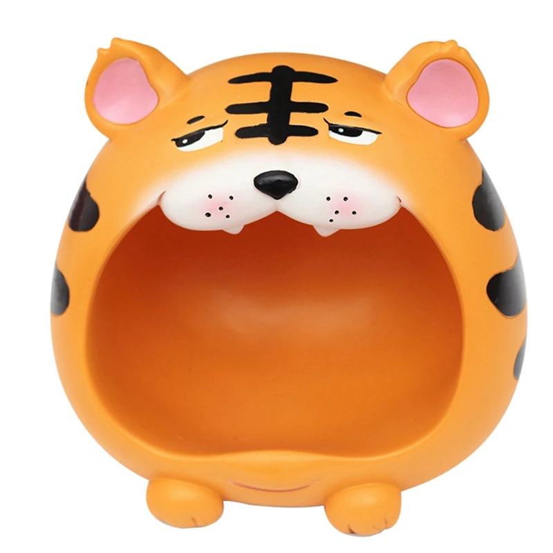 

Поднос для хранения, талисман на тему года тигра, талисман на удачу, лоток для хранения в виде тигра, украшение для дома, лоток для хранения тигра