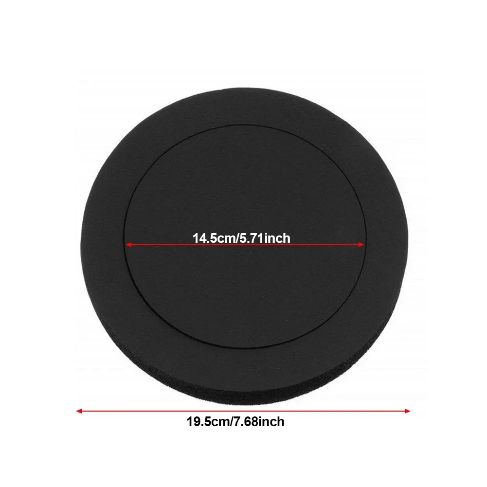 6.5 Inch Car Speaker Ring Bass Door Trim Sound Insulation Cotton Audio Speakers Sound Self Adhesive Insulation Ring sound insulation ring