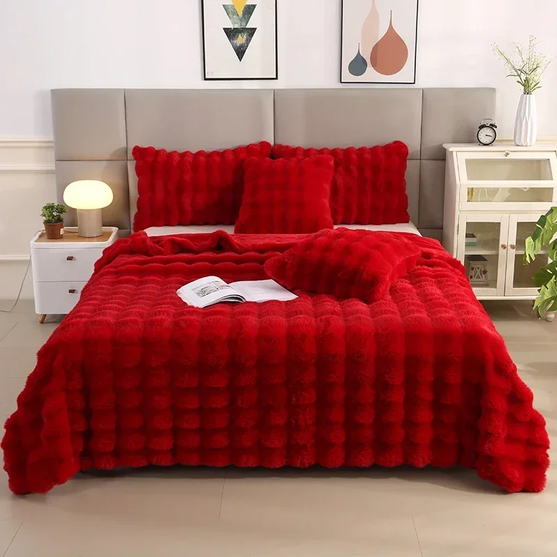 Boceoey Coperte Pile Matrimoniale Natale Plaid Divano Morbida E Calda, Coperta Leggera In Flanella Per Letto, Copriletto E Copridivano, Coperta Plaid Albero Di Natale - Foto 11