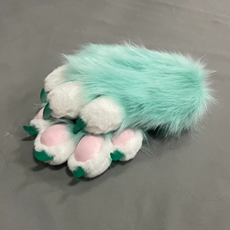 Cosplay Costumes Gloves Furry PAWS Custom Long Kigurumi Fursuit Pair Cartoon