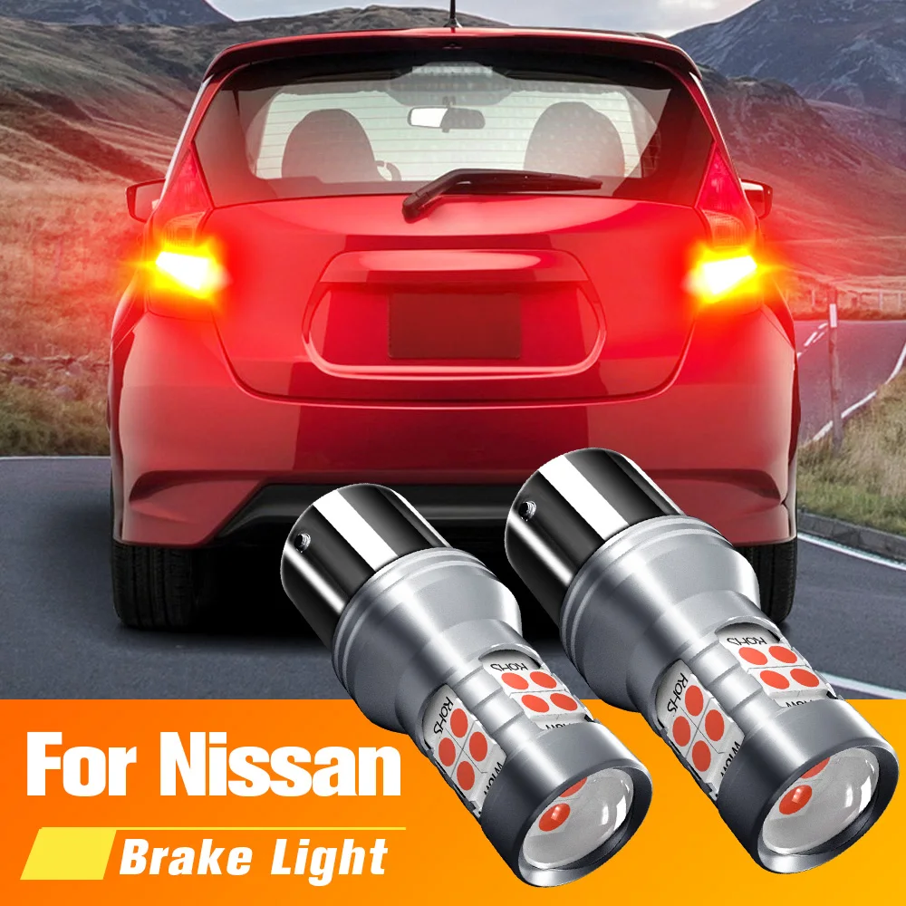 2x светодиодные стоп светильник лы P21/5W 1157 BAY15D Canbus для Nissan Versa X-Trail T30 Murano Z50 Navara NP300