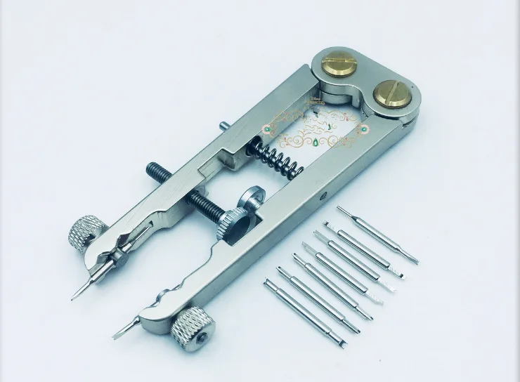 

Spring Bar Plier 6825 Alloy Strap Remover Adjuster Tool U-Shaped with 9 Pins