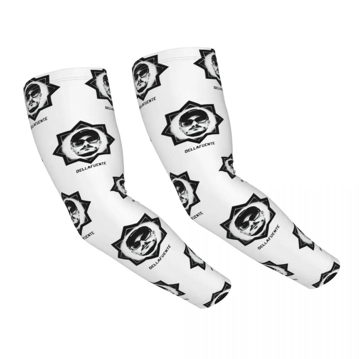 

Dellafuente Sun UV Protection Cooling Arm Sleeves Women Men Spanish Rapper Sports Fishing Tattoo Cover Up