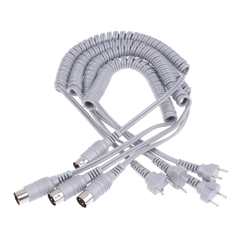 Handle Connection Line Grey 3-pin9mm For Strong 210 204 90 105L 102L Nail Handle Power Cable Electric Manicure Drill Spring Wire