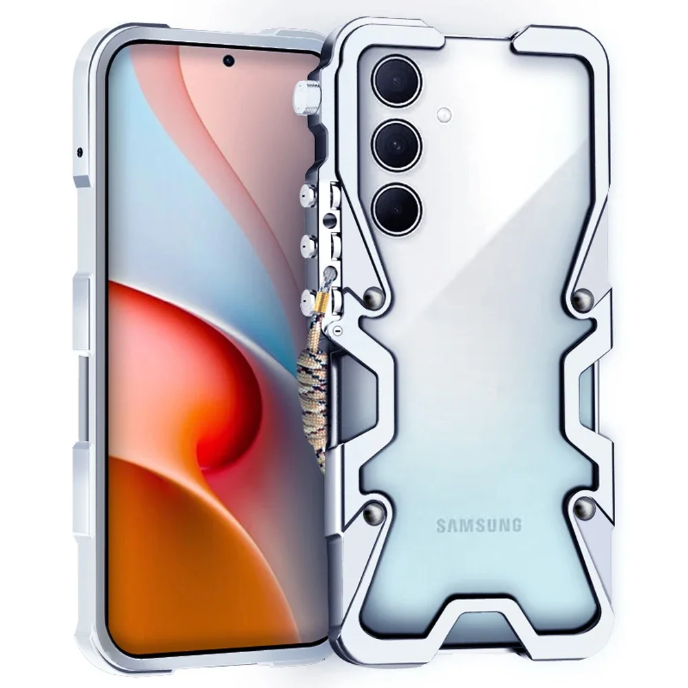 

Ударопрочный алюминиевый бампер для Samsung Galaxy A35 A55 A72 A73 M15 M55, чехол, металлический корпус, рамка, чехлы