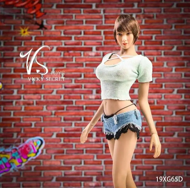 

VSTOYS 19XG65D 1/6 Scale Clothes Female Summer Hot Pants Suit Model for 12"