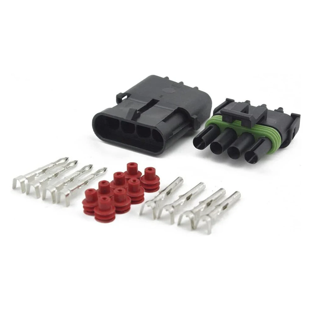 pces delphi conector fio automotivo prova dwaterproof agua pinos bloco terminal cabo automatico conector eletrico carro femea macho 04