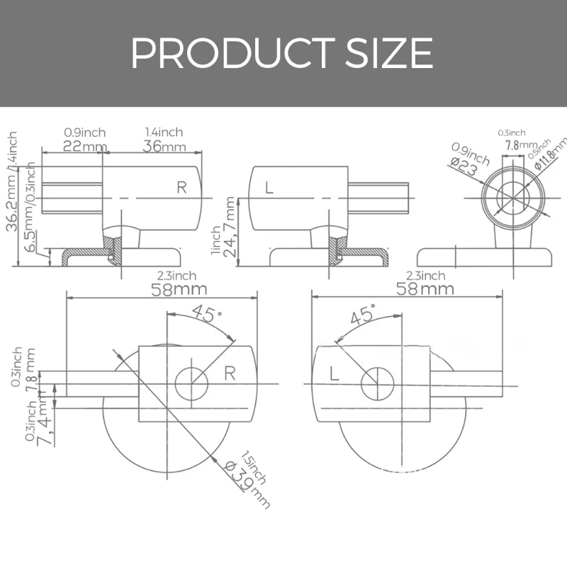 Quiet Close Toilet Lid Hardware Soft Close Mechanism Slow Drop Seats Fittings toilet lid hardware