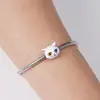 Fine 925 Silver Fit Original Bracelet Europe Cute Cartoon Doll Series Dangle Charm Beads Necklace Pendant Diy Women Jewelry Gift 2