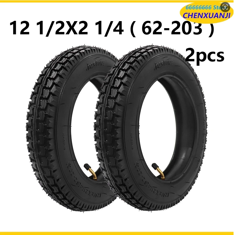 12 1/2 X 2 1/4 ( 62-203 )Tire fits Many Gas Electric Scooters 12 Inch tube Tire For ST1201 ST1202 e-Bike 12 1/2X2 1/4