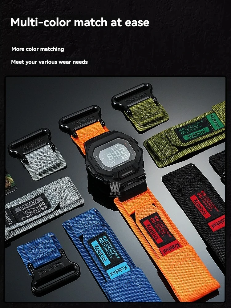Nylon Canvas Outdoor Sports Watch Strap