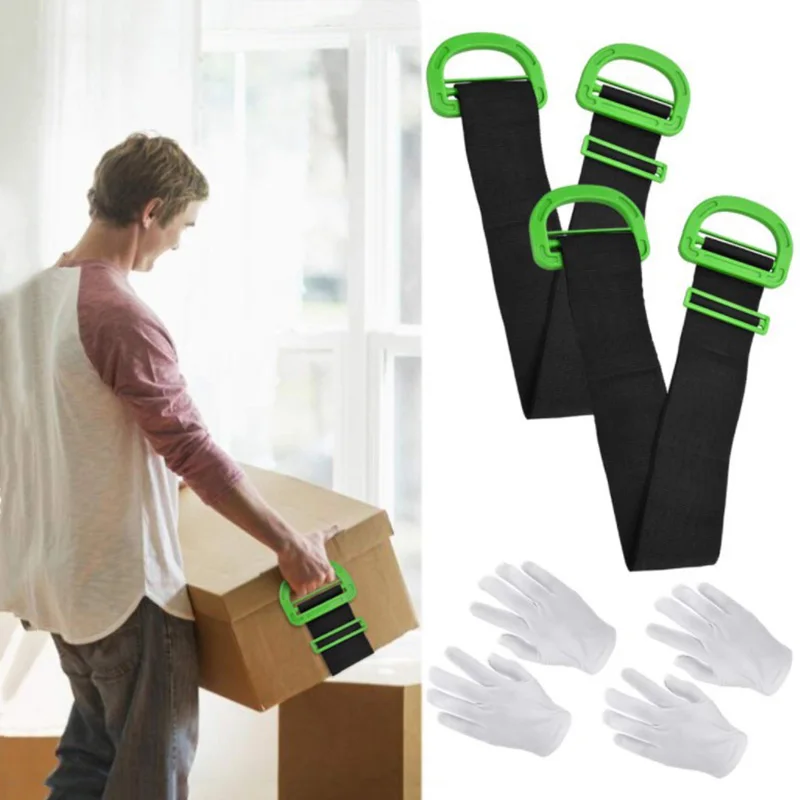 

Furniture Moving Straps Wrist Forearm Forklift Lifting Moving Straps for Carrying Furniture Transport Belt Rope Heavy Cord Tools