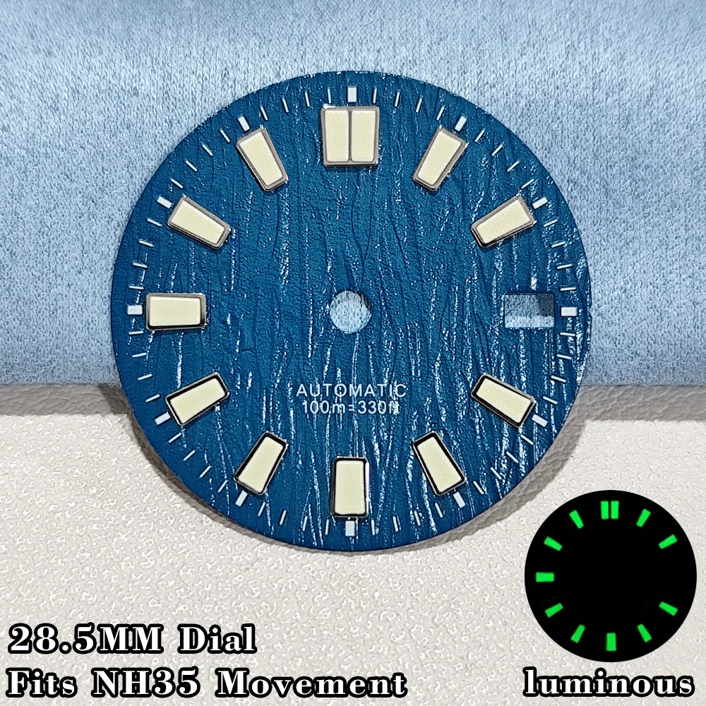 High-Quality Green Luminous Watch Dial - 28.5mm  Accessories