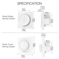 New ZigBee Smart Rotary/Touch Light Dimmer Switch Smart Life/Tuya APP Remote Control Works with Alexa Google Voice Assistants EU - Image 6