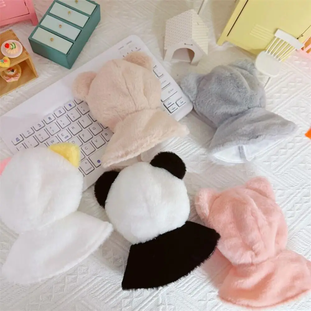 10CM Doll Plush Cloak Cartoon Animal Shawl Toys Accessories Cotton Stuffed Dolls Changing Dressing Game Plush Outfit Photo Props