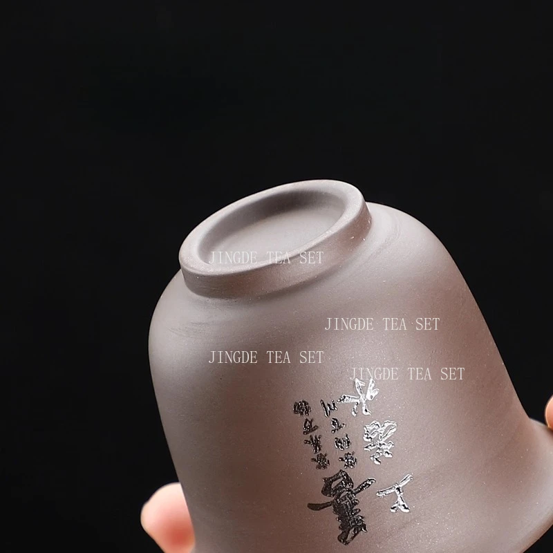 Chinese Style Ceramic Enamel Color Tea Cup Retro Porcelain Tea Bowl Coffee Mug Household Handmade Master Cup Tea Accessories