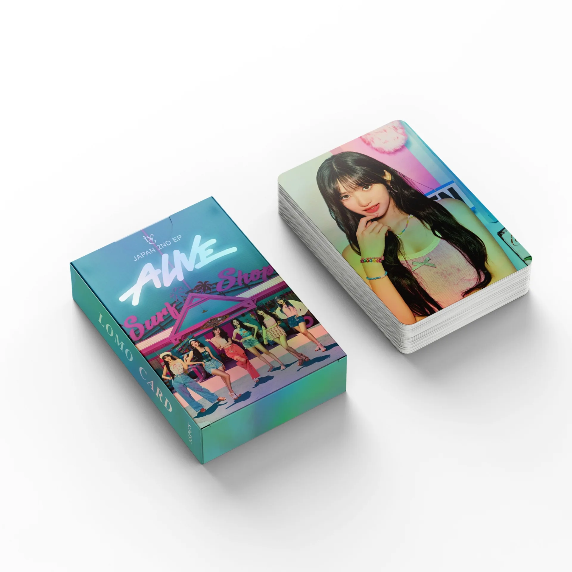 Lomo Cards 55Pcs/Set IVE New Album ALIVE Lomo Cards Photocards High Quality Double Sided Photo Print Card REI LIZ WONYOUNG YUJIN Fans Gifts