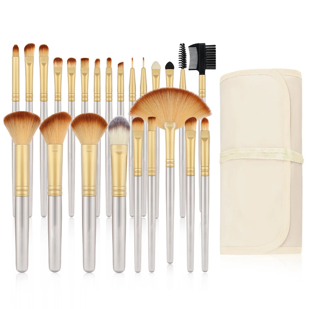 24pcs Makeup Brushes Set Cosmetics Foundation Blush Kit Powder