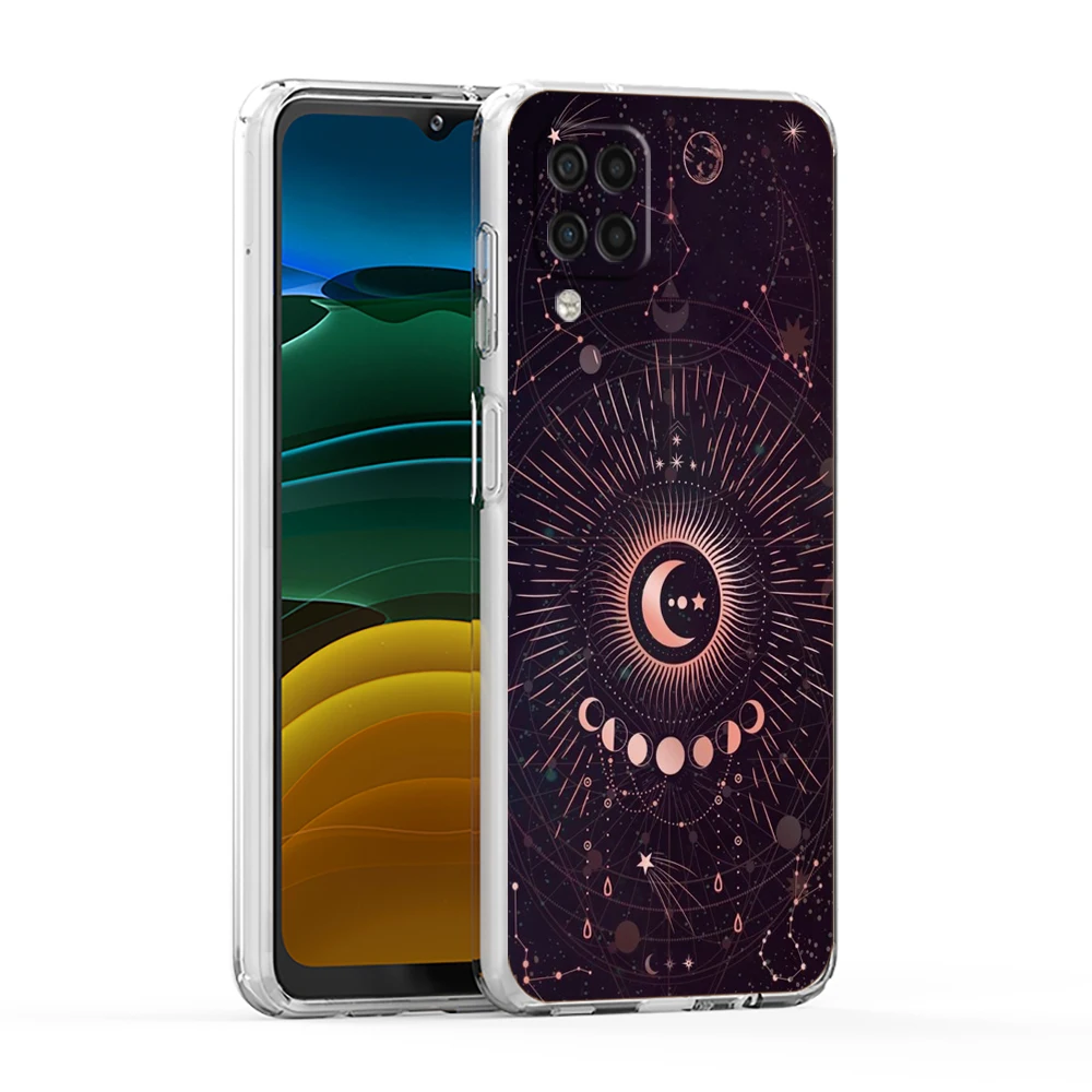 Hexen Mond Tarot Mystery Totem Fall für Samsung Galaxy A13 A22 A32 A52 A72 A51 A71 A11 A31 A41 M31 A01 A21s transparente Schale – Detail 3