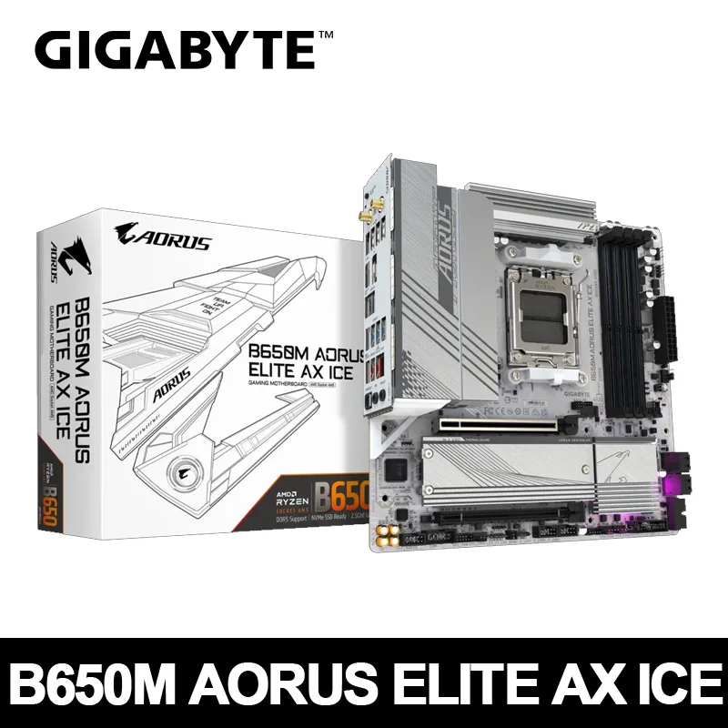 B650M AORUS ELITE AX ICE マザーボード B650 AORUS ELITE AX ICE