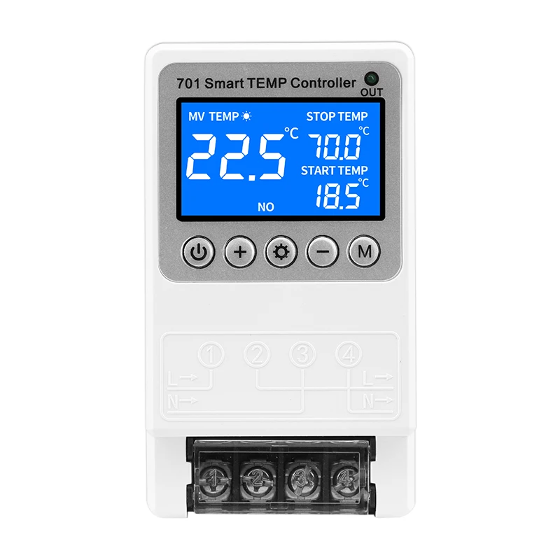 

Household Smart Big LCD Temperature Controller Constant Thermostat Control Timing Switch Cycle Multiple Sensor With Backlight