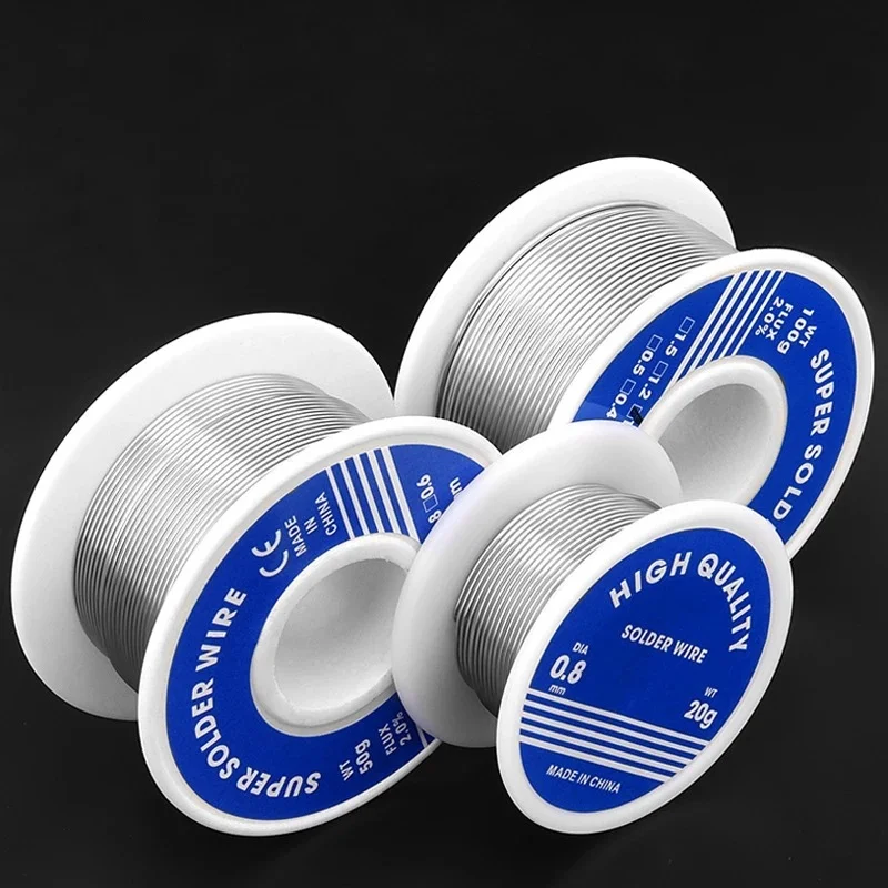Soldering Wire Lead solder 0.8mm 100g Tin rosin core Less smoke No cleaning required,soldering tin wire,welding wires
