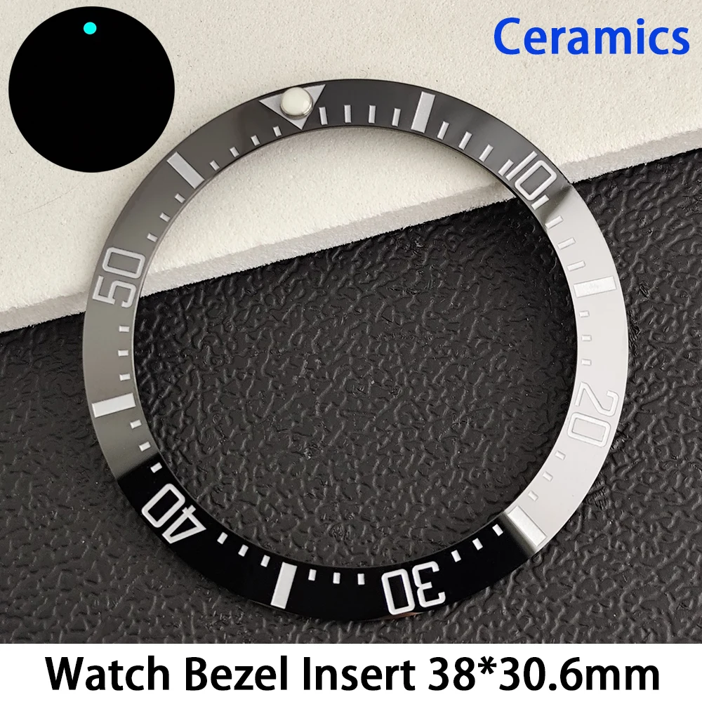 Premium 38mm Sloping Aluminum-Ceramic Bezel Insert
