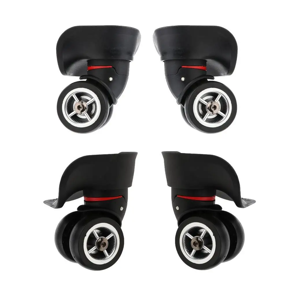 1 Pair Swivel Suitcase Luggage Silent Casters Wheels for Travel A08 Suitcase Wheel Replacement Parts Are Easy to Install and Dur