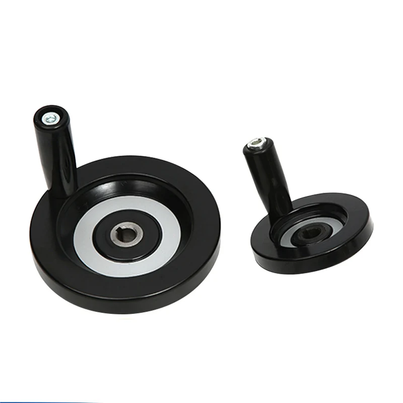 1Pcs cnc handwheel Handwheel Mechanical Hand Wheel CNC 3D Printer Hole Diameter 8mm With Removable Handle Lathe Round Machinery Accessories
