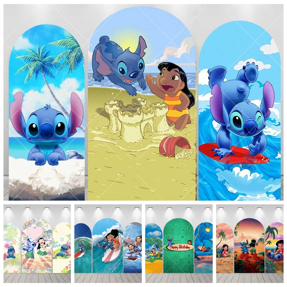 Disney-Cartoon-Stitch-Zee-Baby-Kid-Verjaardagscadeau-Feest-Cartoon-Boog ...