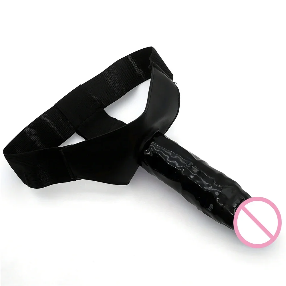 Sex Toys Men Strap On Dildo Panties Wearable Hollow Penis Lengthen Sleeve Strapon Dildo Pants Harness Belt Man For Woman Gay