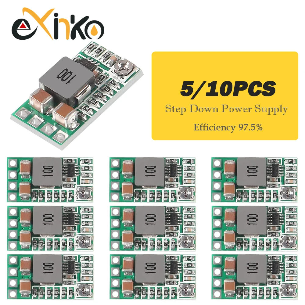 Digikey Mini Step Down Power Module 5/10pcs Mini Step Down Power Supply Module Buck Converter DC-DC 4-20V ...