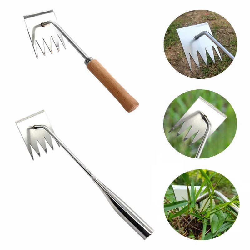 

Garden Grass Weeder 5 Teeth Plants Grass Root Weeding Hand Grass Pulling Tool Uprooting Weeding Artifact For Garden Yard Patio