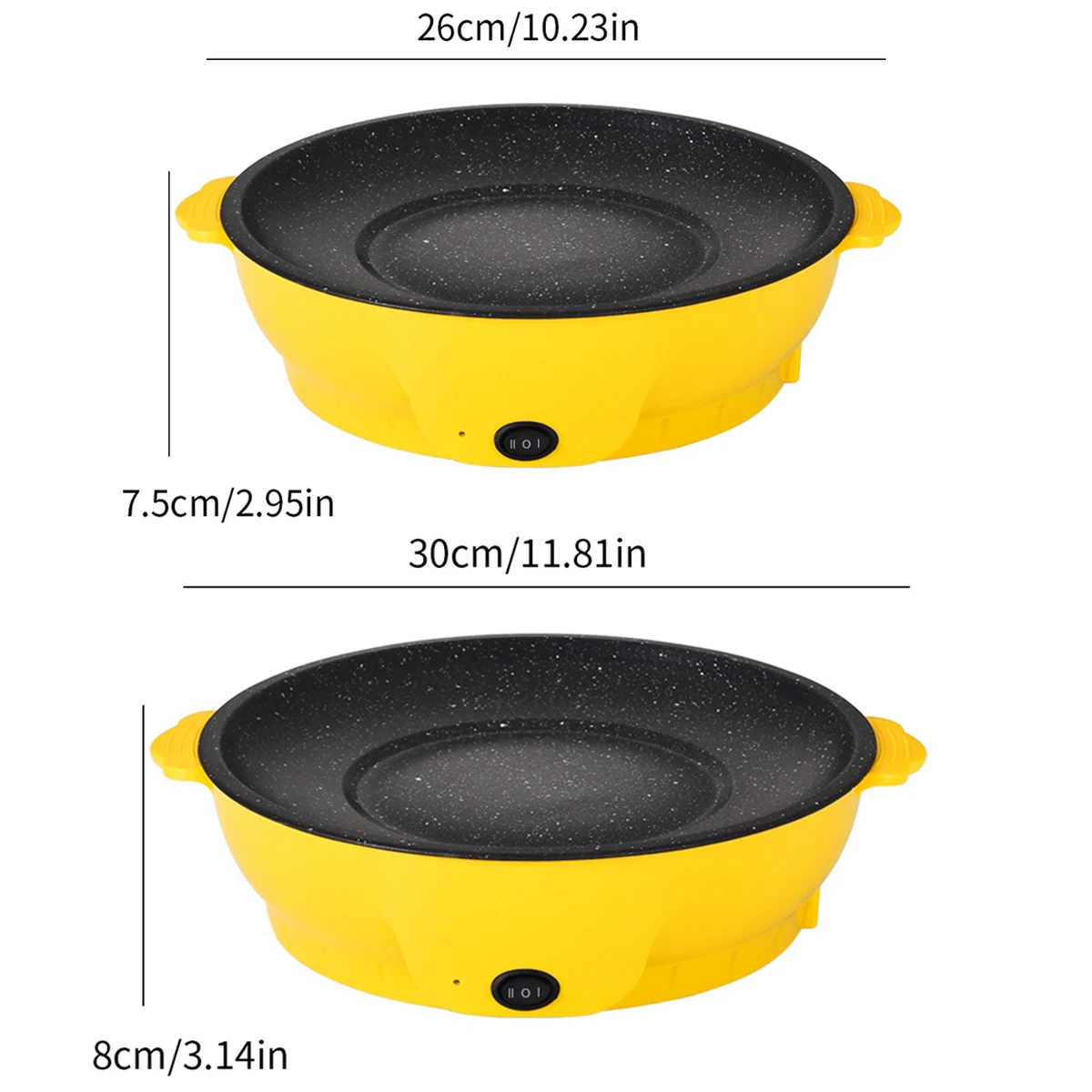220V Multifunctional Electric Baking Tray Koekenpan Niet-Plakkerige Grill Geroosterde Pan Fornuis Barbecue Keuken Tool 6