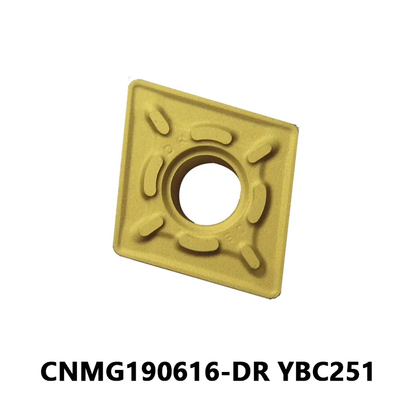 

100% Original CNMG Carbide Inserts for Steel Machining CNMG190616 DR YBC251 CNC Lathe External Turning Cutting Tool Metal Parts